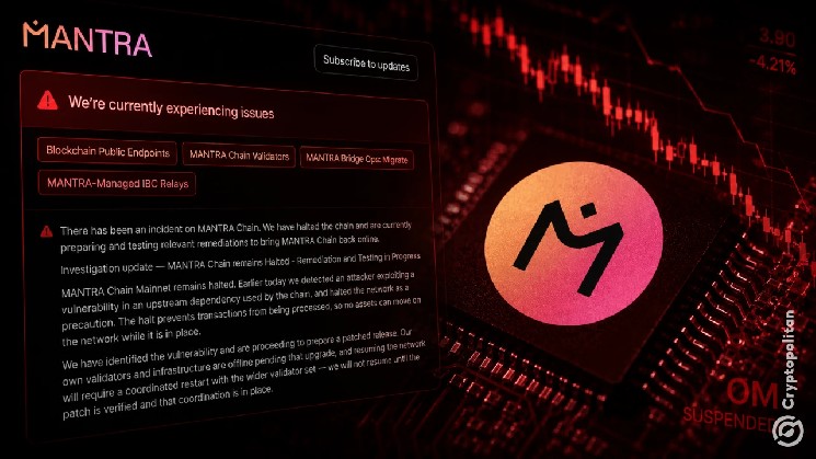
			Анализ причин сбоя MANTRA выявил уязвимость в целочисленном ключе cosmos/evm на сумму 3,6 млн долларов		